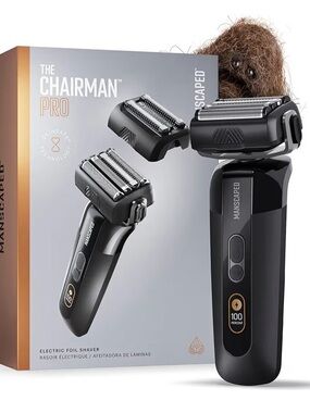 The Chairman Pro Electric Foil Shaver — Black